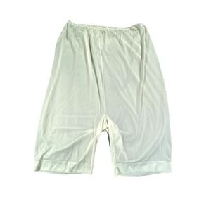 Vintage Van Raalte Slendares Long Pettipants Womens Small White Pull On Lingerie